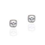 Σκουλαρίκια Ασημένια Diamond Studs