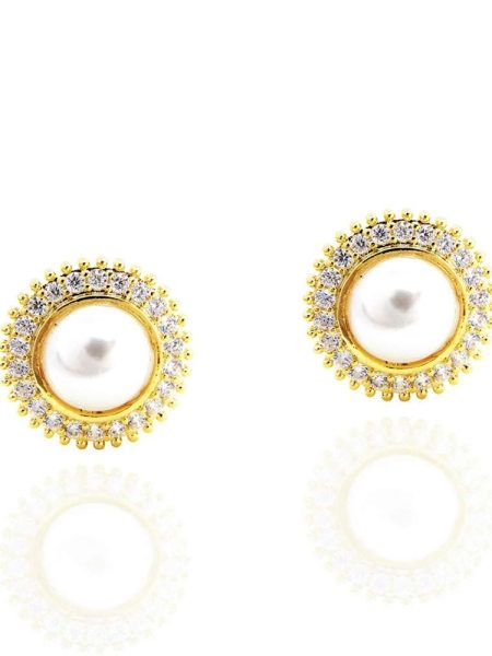 Σκουλαρίκια Ασημένια Pearly Bubble