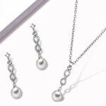 Σετ Κοσμημάτων Με Πέρλες Infinity Pearl