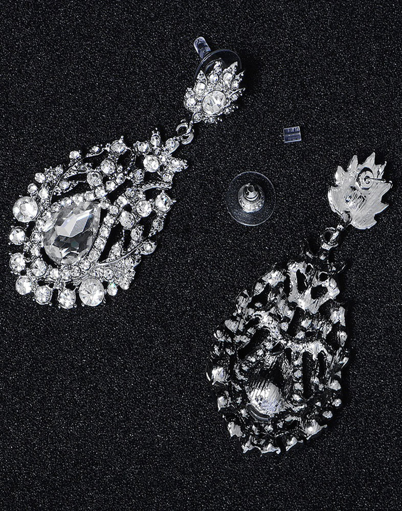 skoularikia-kremasta-diamantenia-waterdrop-retro-n-1093-bestwishes.gr Σκουλαρίκια Κρεμαστά Διαμαντένια Waterdrop Retro