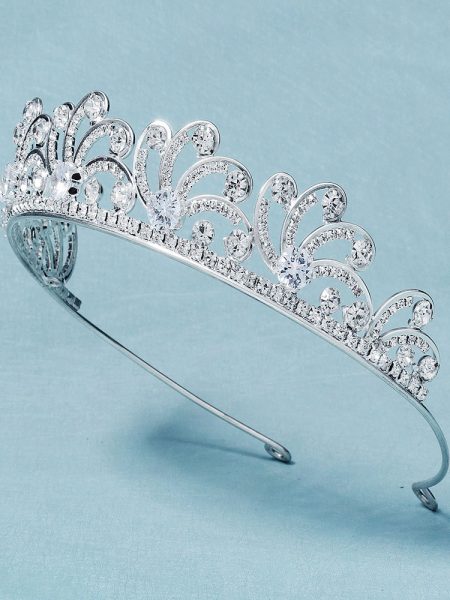 Bridal Τιάρα Μαλλιών Με Στρας