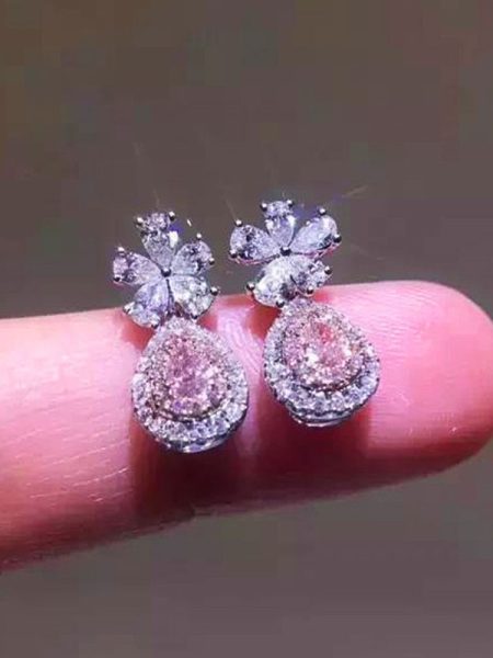 Σκουλαρίκια Με Ζιρκόν Cute Flowers