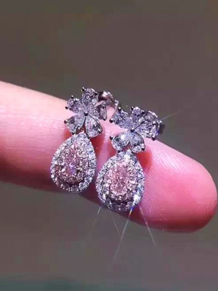 Σκουλαρίκια Με Ζιρκόν Cute Flowers