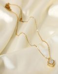 μεταλλικό-κολιέ-gold-heart-4081-bestwishses.gr