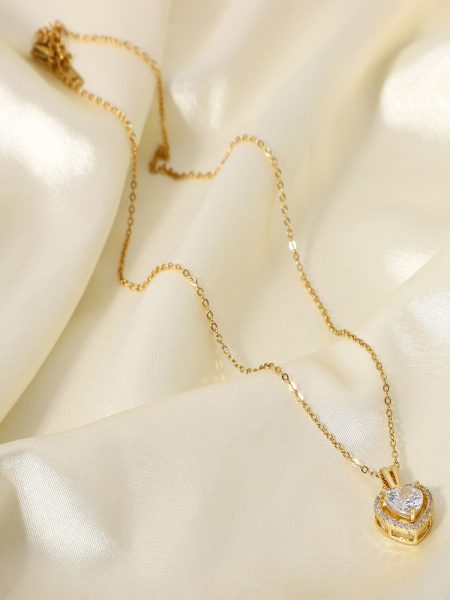 μεταλλικό-κολιέ-gold-heart-4081-bestwishses.gr