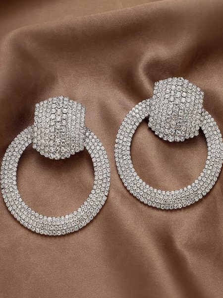 ασημένιοι-κρίκοι-diamond-hoops-4071-bestwishes.gr
