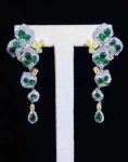 σκουλαρίκια-κρεμαστά-green-sparkle-4057-bestwishes.gr