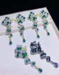 σκουλαρίκια-κρεμαστά-green-sparkle-4057-bestwishes.gr