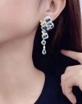 σκουλαρίκια-κρεμαστά-green-sparkle-4057-bestwishes.gr