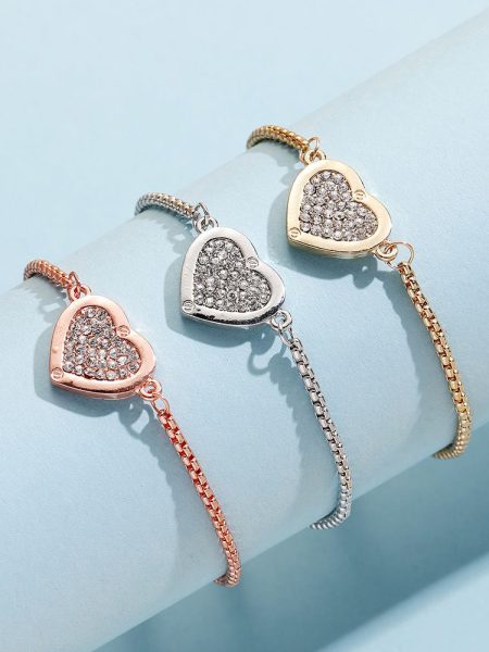 βραχιόλι-μεταλλικό-geometric-heart-4161-bestwishes.gr