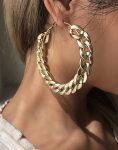 σκουλαρίκια-κρίκοι-gold-chain-4232-bestwishes.gr