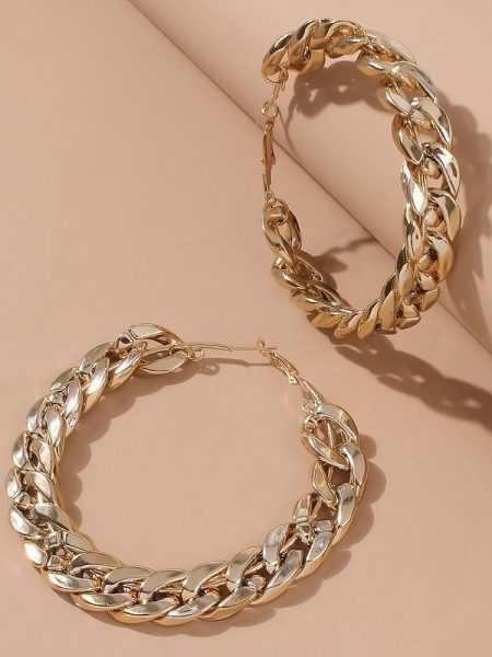 σκουλαρίκια-κρίκοι-gold-chain-4232-bestwishes.gr