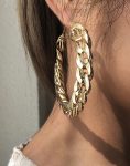 σκουλαρίκια-κρίκοι-gold-chain-4232-bestwishes.gr