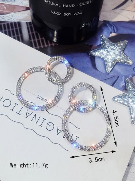 σκουλαρίκια-gold-silver-circle-4284-bestwishes.gr