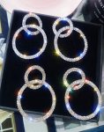 σκουλαρίκια-gold-shiny-circle-4283-bestwishes.gr