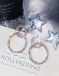 σκουλαρίκια-gold-shiny-circle-4283-bestwishes.gr