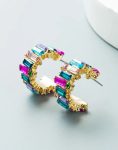 σκουλαρίκια-κρίκοι-multicolor-diamonds-4287-bestwishes.gr