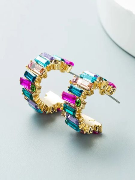σκουλαρίκια-κρίκοι-multicolor-diamonds-4287-bestwishes.gr